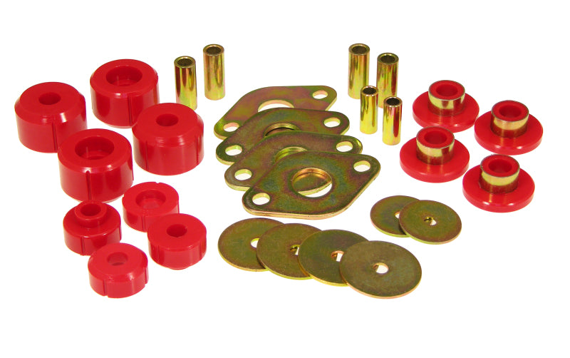 Prothane 95-00 Toyota P/U 2/4wd Body Mount Kit - Red Prothane 95-00 Toyota P/U 2/4wd Body Mount Kit - Red