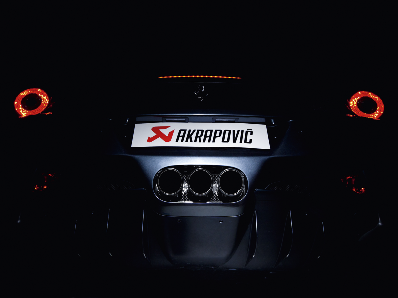 Akrapovic 10-15 Ferrari 458 Italia/458 Spyder Slip-On Line (Titanium) w/ Carbon Tips Akrapovic 10-15 Ferrari 458 Italia/458 Spyder Slip-On Line (Titanium) w/ Carbon Tips