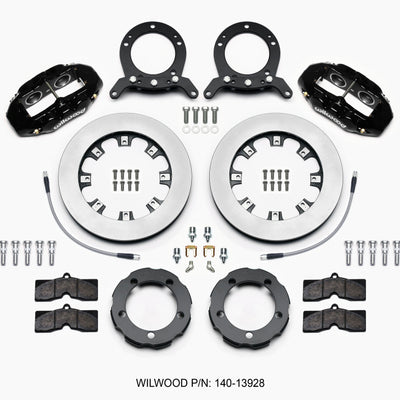 Wilwood D8 Front Hat Kit 12.19in Rotor 76-77 Ford Bronco Dana 44 w/Lines