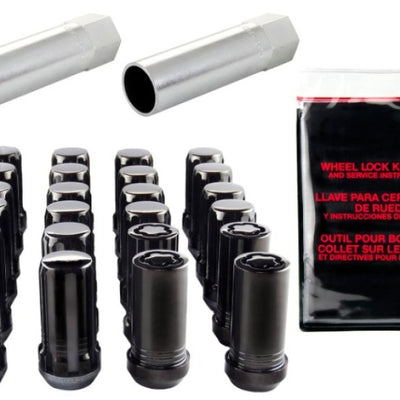 McGard SplineDrive Tuner 6 Lug Install Kit w/Locks & Tool (Cone) M14X1.5 / 22mm Hex - Blk