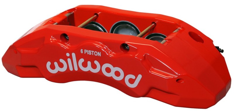 Wilwood Caliper-TX6R- L/H - Red 1.75/1.62/1.62in Pistons 1.38in Disc Wilwood Caliper-TX6R- L/H - Red 1.75/1.62/1.62in Pistons 1.38in Disc