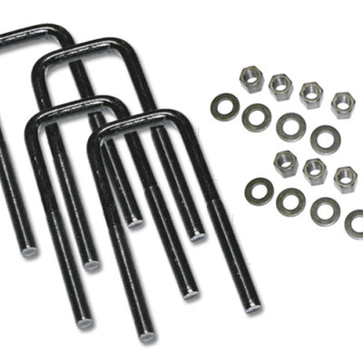 Superlift U-Bolt 4 Pack 5/8x2/1/2x15 Square w/ Hardware