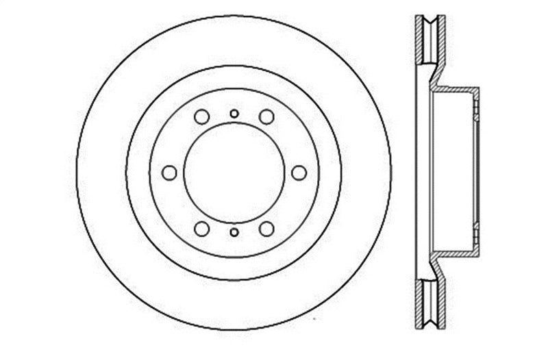 StopTech Slotted & Drilled Sport Brake Rotor StopTech Slotted & Drilled Sport Brake Rotor