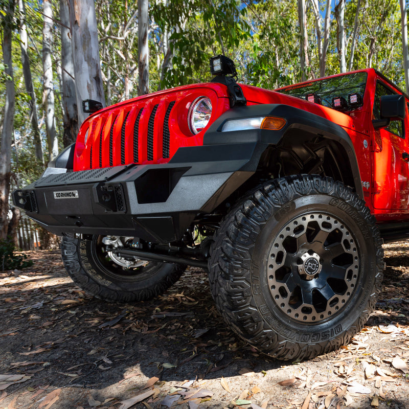 Go Rhino 07-20 Jeep Wrangler JL/JLU/JK/JKU/Gladiator JT Trailline Front Full Width Bumper Go Rhino 07-20 Jeep Wrangler JL/JLU/JK/JKU/Gladiator JT Trailline Front Full Width Bumper