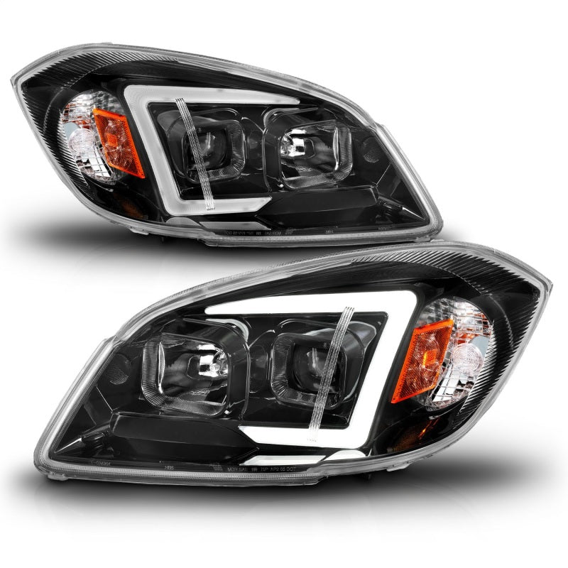 ANZO 05-10 Chevrolet Cobalt / 07-10 Pontiac G5 LED Projector Headlights w/ Seq Black Housing ANZO 05-10 Chevrolet Cobalt / 07-10 Pontiac G5 LED Projector Headlights w/ Seq Black Housing