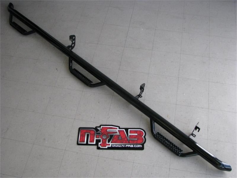 N-Fab Nerf Step 15-17 Ford F-150 SuperCrew 5.5ft Bed - Tex. Black - Bed Access - 3in N-Fab Nerf Step 15-17 Ford F-150 SuperCrew 5.5ft Bed - Tex. Black - Bed Access - 3in
