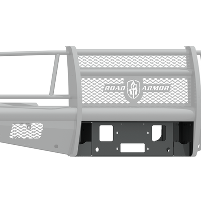 Road Armor 10-18 Dodge 2500 Vaquero Front Winch Plate - Tex Blk
