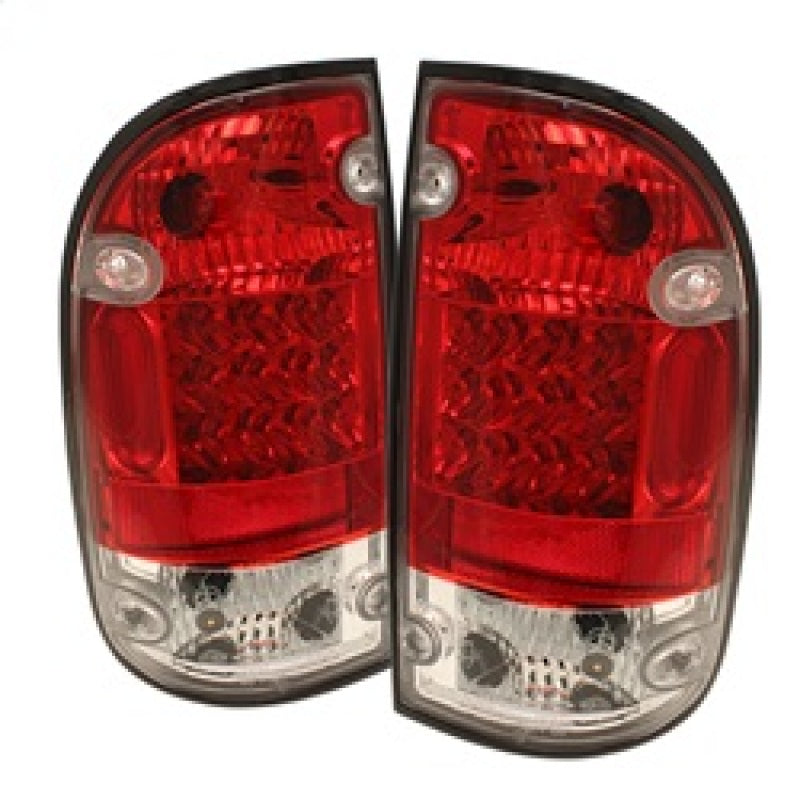 Spyder Toyota Tacoma 95-00 LED Tail Lights Red Clear ALT-YD-TT95-LED-RC Spyder Toyota Tacoma 95-00 LED Tail Lights Red Clear ALT-YD-TT95-LED-RC