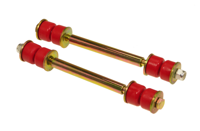 Prothane Universal End Link Set - 6 1/8in Mounting Length - Red Prothane Universal End Link Set - 6 1/8in Mounting Length - Red