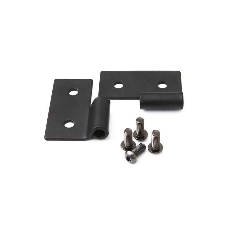 Rampage 1976-1983 Jeep CJ5 Lower Door Hinge Brackets - Black Rampage 1976-1983 Jeep CJ5 Lower Door Hinge Brackets - Black