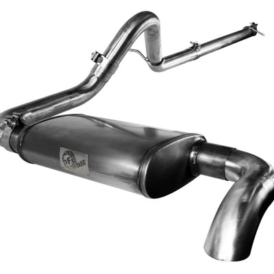 aFe MACHForce XP Exhausts Cat-Back SS-409 EXH CB Jeep Wrangler JK 3.8L 07-11 (2 Dr) HT