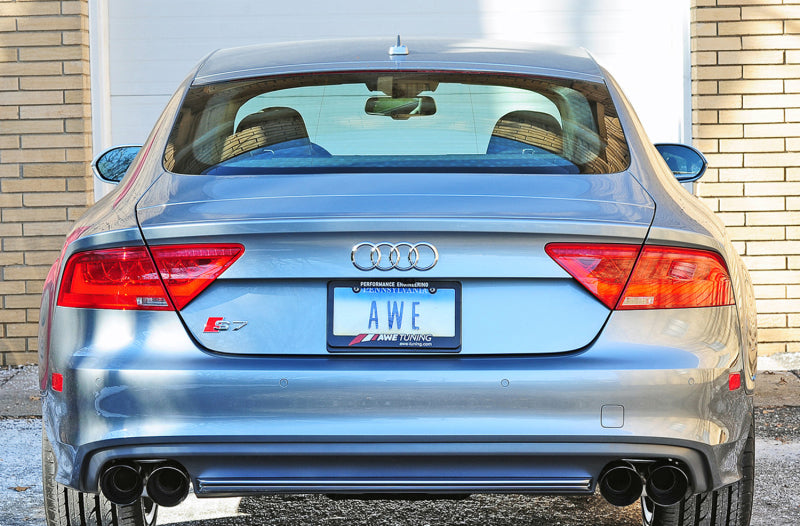 AWE Tuning Audi C7 / C7.5 S7 4.0T Touring Edition Exhaust - Diamond Black Tips AWE Tuning Audi C7 / C7.5 S7 4.0T Touring Edition Exhaust - Diamond Black Tips