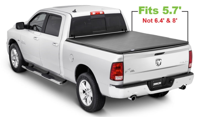 Tonno Pro 09-19 Dodge RAM 1500 5.7ft Fleetside Tonno Fold Tri-Fold Tonneau Cover Tonno Pro 09-19 Dodge RAM 1500 5.7ft Fleetside Tonno Fold Tri-Fold Tonneau Cover