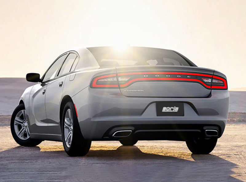 Borla 15-16 Dodge Charger 3.6L V6 S-Type Cat Back Exhaust (Uses Factory Valence) Borla 15-16 Dodge Charger 3.6L V6 S-Type Cat Back Exhaust (Uses Factory Valence)