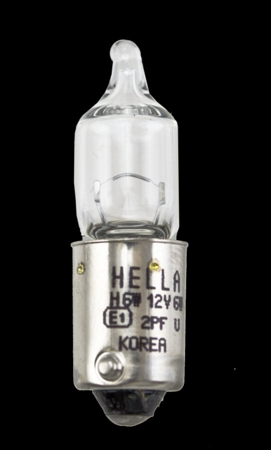 Hella Bulb H6W 12V 6W BAX9s T2.75 Hella Bulb H6W 12V 6W BAX9s T2.75