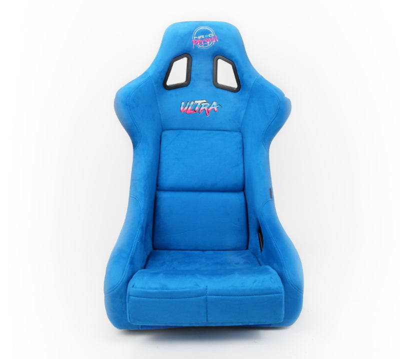 NRG FRP Bucket Seat ULTRA Edition - Large (Blue Alcantara/Gold Glitter Back) NRG FRP Bucket Seat ULTRA Edition - Large (Blue Alcantara/Gold Glitter Back)