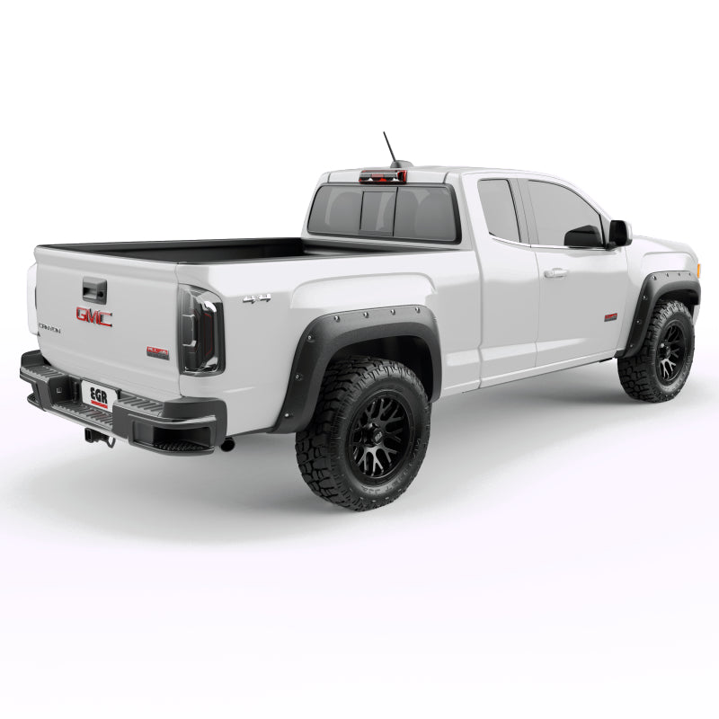EGR 15-22 GMC Canyon SLT/SLE Denali Baseline Bolt Style Fender Flares Set of 4 EGR 15-22 GMC Canyon SLT/SLE Denali Baseline Bolt Style Fender Flares Set of 4