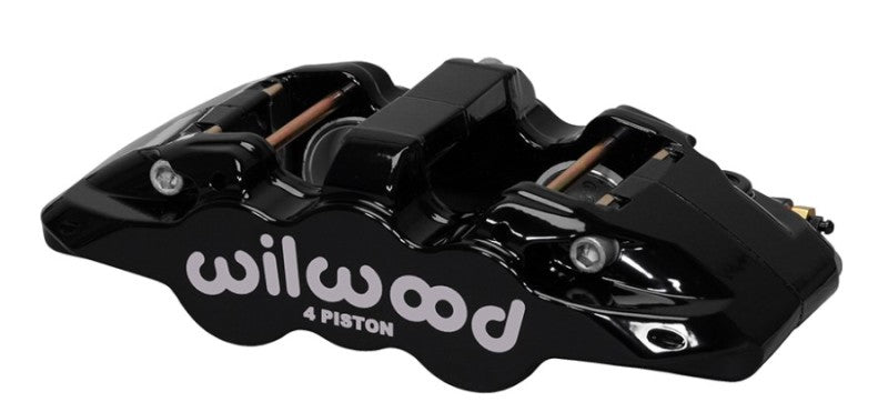 Wilwood Caliper-Aero4 - Black 1.12/1.12in Pistons 0.81in Disc Wilwood Caliper-Aero4 - Black 1.12/1.12in Pistons 0.81in Disc