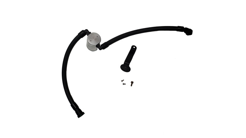 J&L 20-23 Buick Encore GX / Chevrolet Trailblazer Driver Side Oil Separator 3.0 - Clear Anodized J&L 20-23 Buick Encore GX / Chevrolet Trailblazer Driver Side Oil Separator 3.0 - Clear Anodized