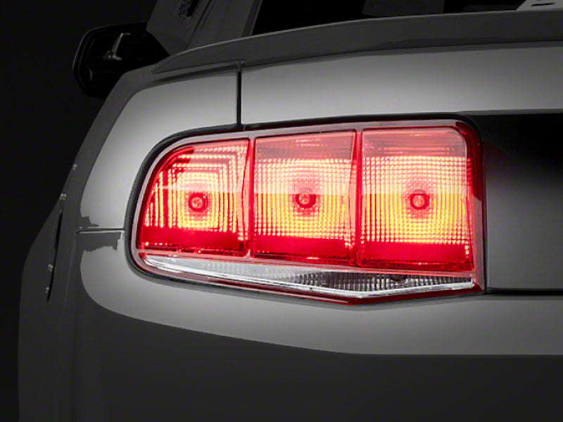 Raxiom 10-12 Ford Mustang Aero Tail Lights- Blk Housing (Smoked Lens) Raxiom 10-12 Ford Mustang Aero Tail Lights- Blk Housing (Smoked Lens)