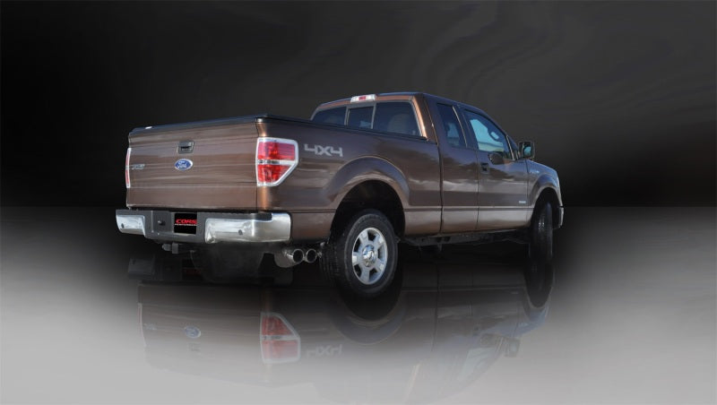 Corsa 2011-2014 Ford F-150 EcoBoost 3.5L V6 Polished Sport Cat-Back Exhaust Corsa 2011-2014 Ford F-150 EcoBoost 3.5L V6 Polished Sport Cat-Back Exhaust