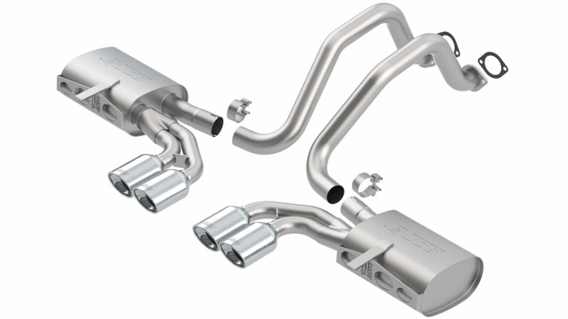 Borla 97-04 Chevrolet Corvette 5.7L 8cyl Touring SS Catback Exhaust Borla 97-04 Chevrolet Corvette 5.7L 8cyl Touring SS Catback Exhaust