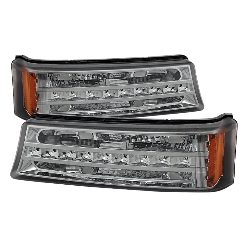xTune Chevy Silverado 03-06 / Avalanche 02-06 LED Bumper Lights Smoke CBL-JH-CS03-LED-SM xTune Chevy Silverado 03-06 / Avalanche 02-06 LED Bumper Lights Smoke CBL-JH-CS03-LED-SM