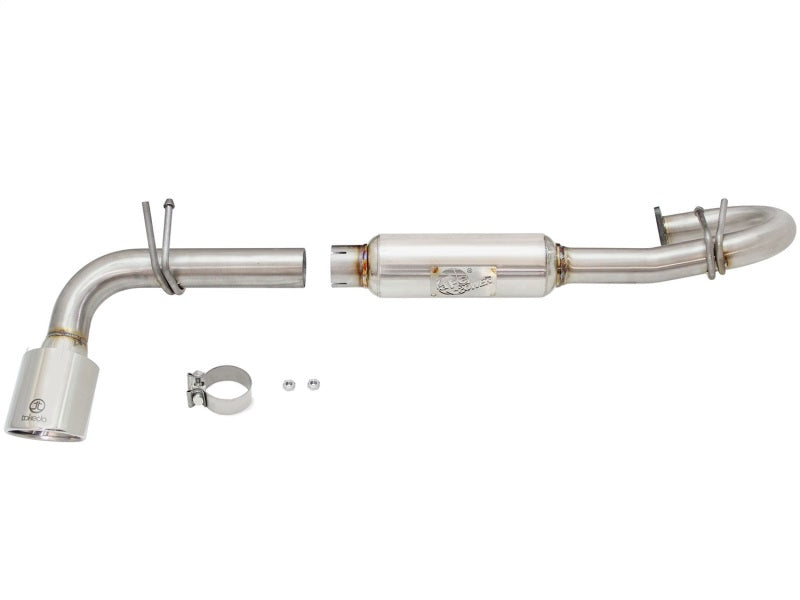 aFe 11-16 Scion TC L4-2.5L 304SS 2-1/4in to 2-1/2in Axle-Back Takeda Exhaust w/ Polished Tip aFe 11-16 Scion TC L4-2.5L 304SS 2-1/4in to 2-1/2in Axle-Back Takeda Exhaust w/ Polished Tip