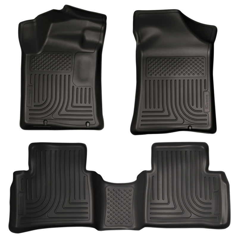 Husky Liners 13 Nissan Altima Weatherbeater Black Front & 2nd Seat Floor Liners Husky Liners 13 Nissan Altima Weatherbeater Black Front & 2nd Seat Floor Liners