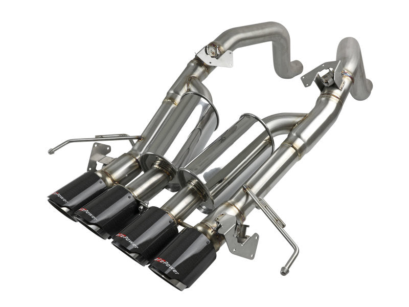 aFe MACH Force-Xp Axle-Back Exhaust System w/ Carbon Fiber Tips Chevrolet Corvette (C7) 14-19 6.2L aFe MACH Force-Xp Axle-Back Exhaust System w/ Carbon Fiber Tips Chevrolet Corvette (C7) 14-19 6.2L