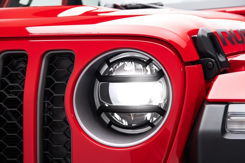 Rugged Ridge 18-20 Jeep Wrangler JL / 2020 Jeep Gladiator JT Black Elite Headlight Guards Black Rugged Ridge 18-20 Jeep Wrangler JL / 2020 Jeep Gladiator JT Black Elite Headlight Guards Black