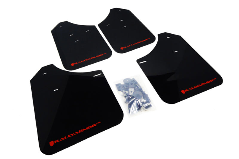 Rally Armor 02-07 Subaru WRX/STI/RS/2.5i (Wagons Req. Mod.) Black UR Mud Flap w/Red Logo Rally Armor 02-07 Subaru WRX/STI/RS/2.5i (Wagons Req. Mod.) Black UR Mud Flap w/Red Logo