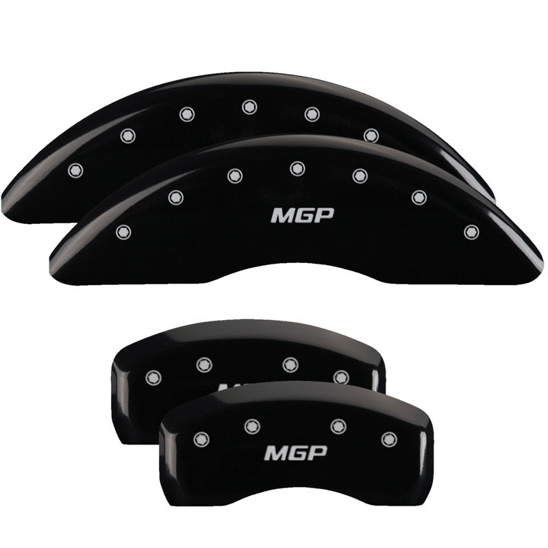 MGP 4 Caliper Covers Engraved Front & Rear JEEP Black finish silver ch MGP 4 Caliper Covers Engraved Front & Rear JEEP Black finish silver ch