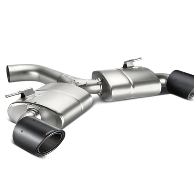 Akrapovic 13-17 Volkswagen Golf GTI (VII) Slip-On Race Line (Titanium) w/ Carbon Tips