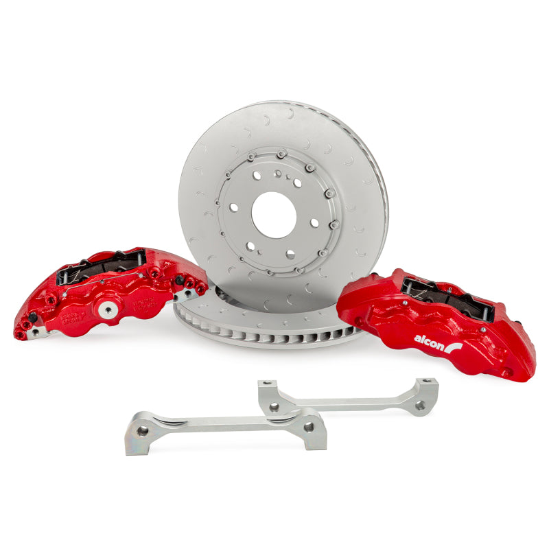 Alcon 19+ Silverado/Sierra 20+ Suburban/Tahoe/Yukon/Esc 355x33mm 6-Piston Red Caliper FRT Brake Kit Alcon 19+ Silverado/Sierra 20+ Suburban/Tahoe/Yukon/Esc 355x33mm 6-Piston Red Caliper FRT Brake Kit