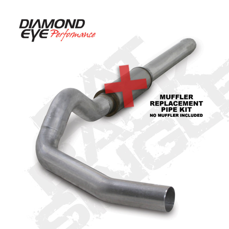 Diamond Eye KIT 5in CB MFLR RPLCMENT PIPE SGL AL: 2004.5-2007.5 DODGE CUMMINS 600 Diamond Eye KIT 5in CB MFLR RPLCMENT PIPE SGL AL: 2004.5-2007.5 DODGE CUMMINS 600