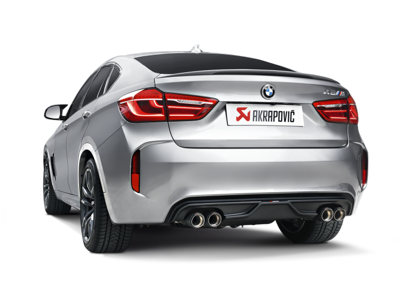 Akrapovic 15-17 BMW X5M (F85) Evolution Line Cat Back (Titanium) w/ Carbon Tips Akrapovic 15-17 BMW X5M (F85) Evolution Line Cat Back (Titanium) w/ Carbon Tips