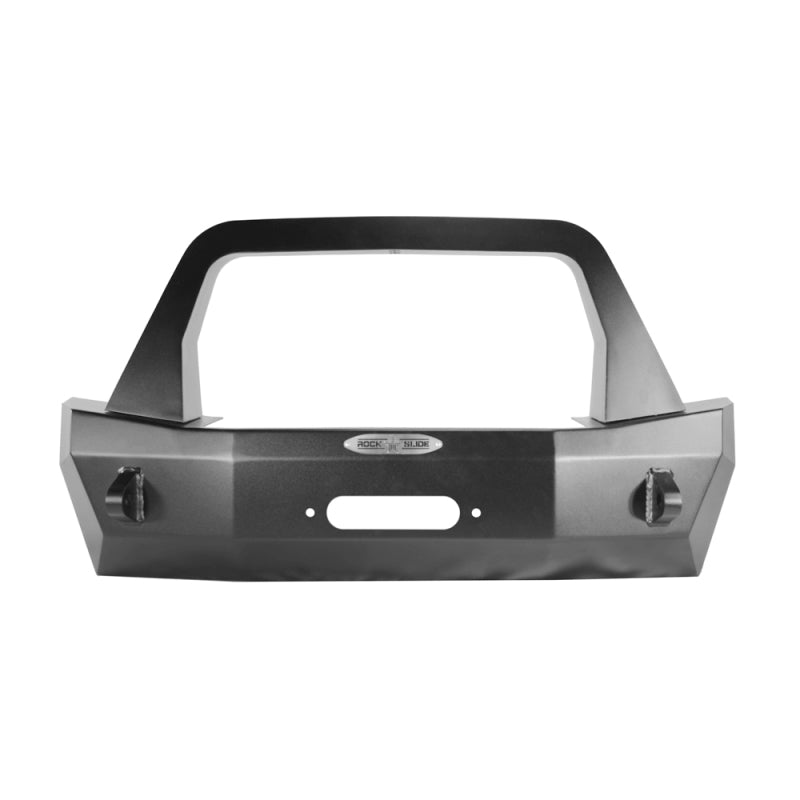 Rock Slide 07-18 Jeep JK 2-4 Door Rigid Shorty Front Bumper / Complete With Winch Plate Rock Slide 07-18 Jeep JK 2-4 Door Rigid Shorty Front Bumper / Complete With Winch Plate