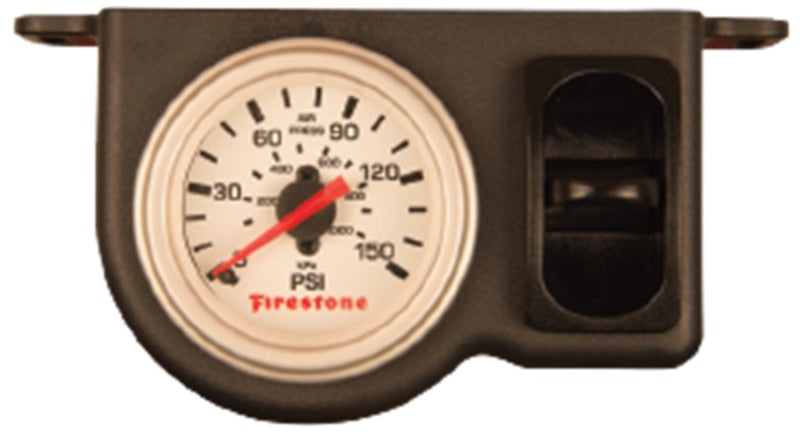 Firestone Electric Single Pressure Gauge - White Plastic (WR17602572) Firestone Electric Single Pressure Gauge - White Plastic (WR17602572)