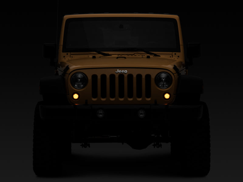 Raxiom 07-18 Jeep Wrangler JK Axial Series LED Turn Signals w/ Halo (Smoked) Raxiom 07-18 Jeep Wrangler JK Axial Series LED Turn Signals w/ Halo (Smoked)