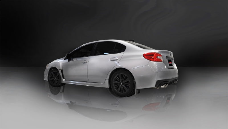 Corsa 2015-2021 Subaru WRX Cat Back Exhaust Polished Quad 3.5in Tips Sport Corsa 2015-2021 Subaru WRX Cat Back Exhaust Polished Quad 3.5in Tips Sport