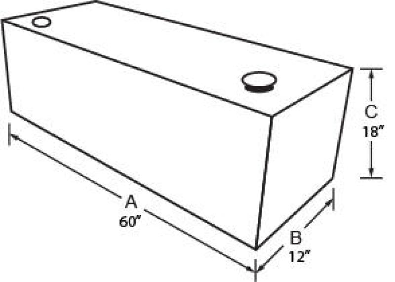 Tradesman Aluminum Vertical Liquid Storage Tank (50 Gallon Capacity) - Brite Tradesman Aluminum Vertical Liquid Storage Tank (50 Gallon Capacity) - Brite