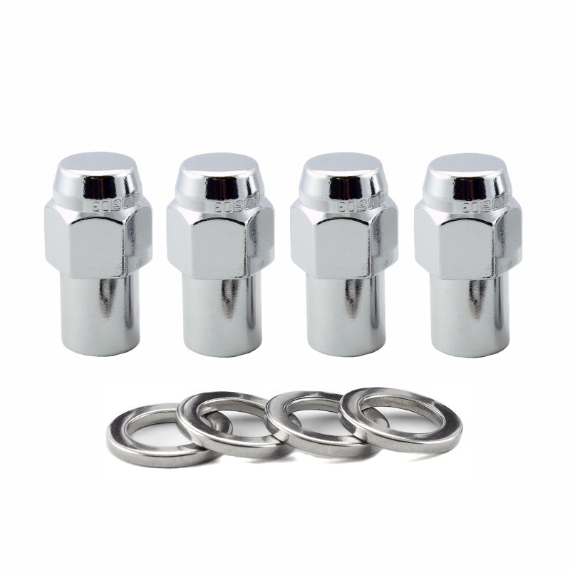 McGard Hex Lug Nut (Reg. Shank - .746in.) M12X1.25 / 13/16 Hex / 1.65in. Length (4-Pack) - Chrome McGard Hex Lug Nut (Reg. Shank - .746in.) M12X1.25 / 13/16 Hex / 1.65in. Length (4-Pack) - Chrome