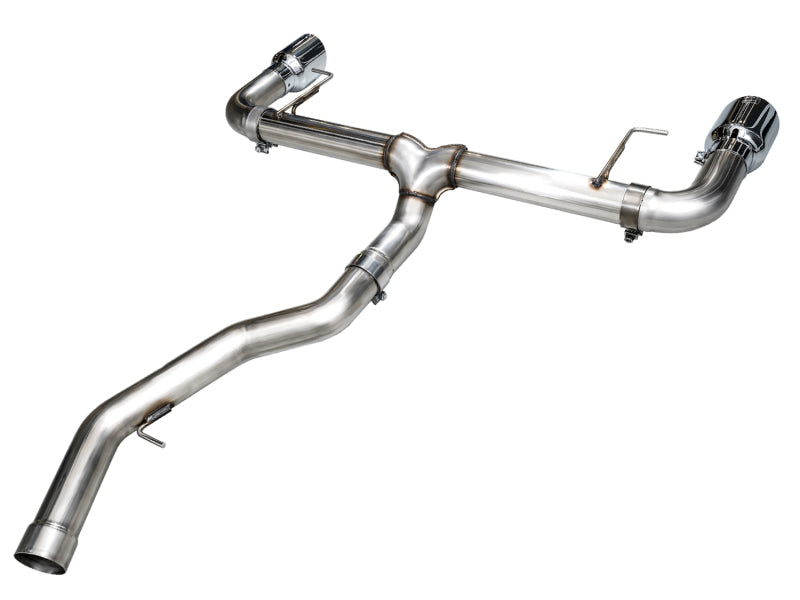 AWE 19-23 BMW 330i / 21-23 BMW 430i Base G2X Track Edition Axle Back Exhaust - Chrome Silver AWE 19-23 BMW 330i / 21-23 BMW 430i Base G2X Track Edition Axle Back Exhaust - Chrome Silver