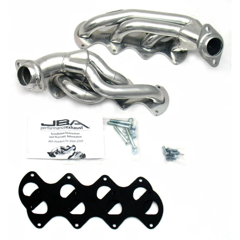 JBA 04-10 Ford F-150 5.4L 3V 1-5/8in Primary Raw 409SS Cat4Ward Header JBA 04-10 Ford F-150 5.4L 3V 1-5/8in Primary Raw 409SS Cat4Ward Header