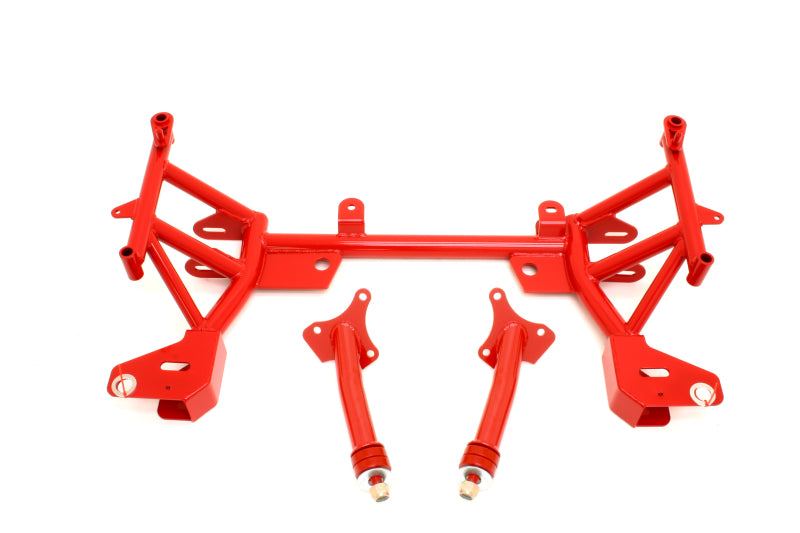 BMR 93-02 F-Body K-Member w/ SBC/BBC Motor Mounts and STD. Rack Mounts - Red BMR 93-02 F-Body K-Member w/ SBC/BBC Motor Mounts and STD. Rack Mounts - Red