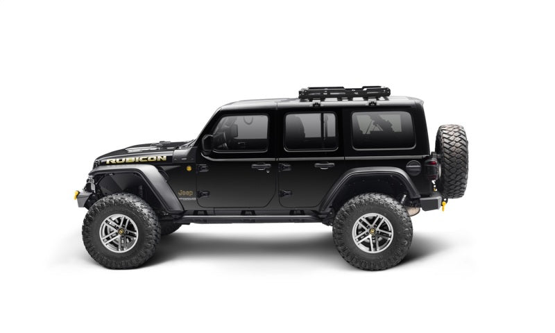 Bushwacker 18-21 Jeep Wrangler JL (2-Door & 4-Door) Flat Style Flares 4pc - Black Bushwacker 18-21 Jeep Wrangler JL (2-Door & 4-Door) Flat Style Flares 4pc - Black