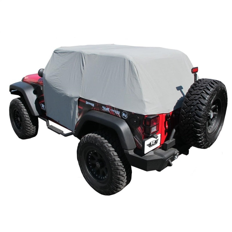 Rampage 2007-2018 Jeep Wrangler(JK) Cab Cover With Door Flaps - Grey Rampage 2007-2018 Jeep Wrangler(JK) Cab Cover With Door Flaps - Grey