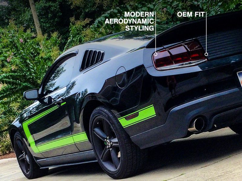 Raxiom 10-12 Ford Mustang Aero Tail Lights- Blk Housing (Smoked Lens) Raxiom 10-12 Ford Mustang Aero Tail Lights- Blk Housing (Smoked Lens)