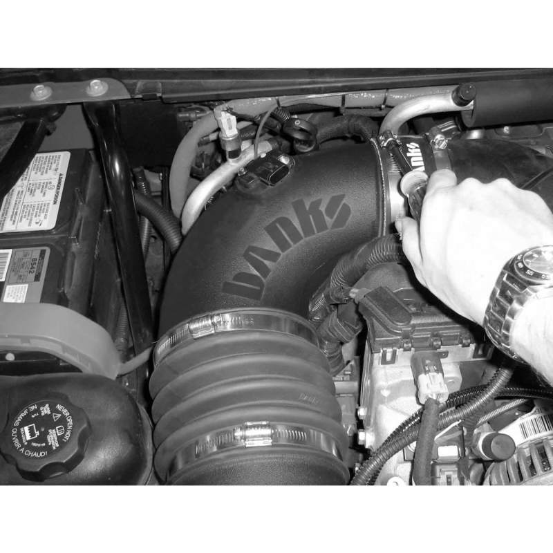 Banks Power 07-10 Chevy 6.6L LMM Ram-Air Intake System - Dry Filter Banks Power 07-10 Chevy 6.6L LMM Ram-Air Intake System - Dry Filter